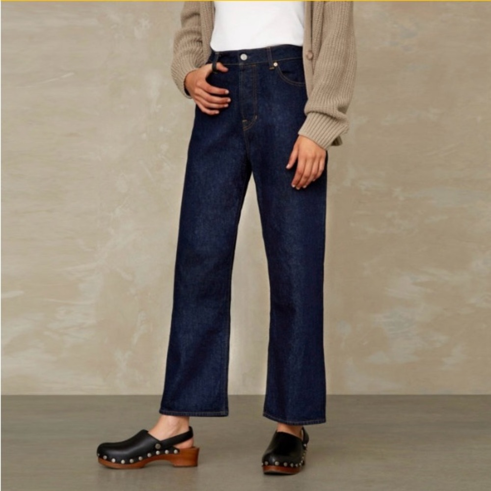 Kings of Indigo - Liora Cropped Vegan Organic Cotton Hemp Jeans - 31x30